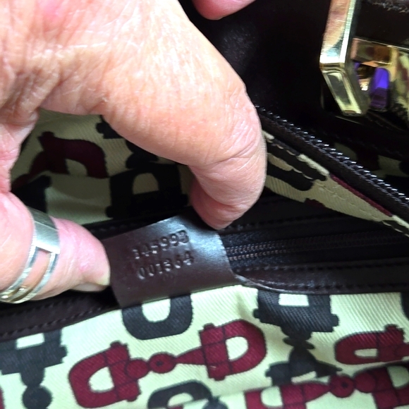 🔥🔥 GUCCI BALTHUS LEATHER HANDBAG - Picture 11 of 14